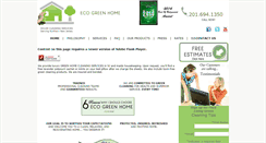 Desktop Screenshot of ecogreencleaningservices.com